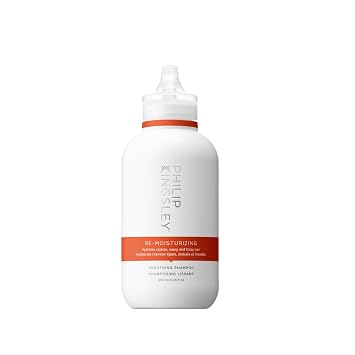 PHILIP KINGSLEY - Re-Moisturizing Smoothing Shampoo - 8.45fl oz | For Curly, Frizzy, Wavy, Dry, Coarse Hair Types | Hydrating Shampoo that Re-Moisturizes and Smooths Hair