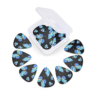 Médiators de guitare 12-Pack médiators de guitare papillon coloré pour guitare électrique guitare acoustique diverses… - Les Beatles, Paul McCartney, John Lennon, RIngo Starr, George Harrison Médiators de guitare 12-Pack médiators de guitare papillon coloré pour guitare électrique guitare acoustique diverses… – Image 5