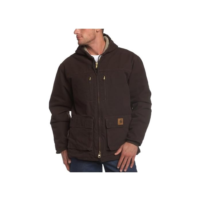 Jackson Coat Sherpa Lined Sandstone 