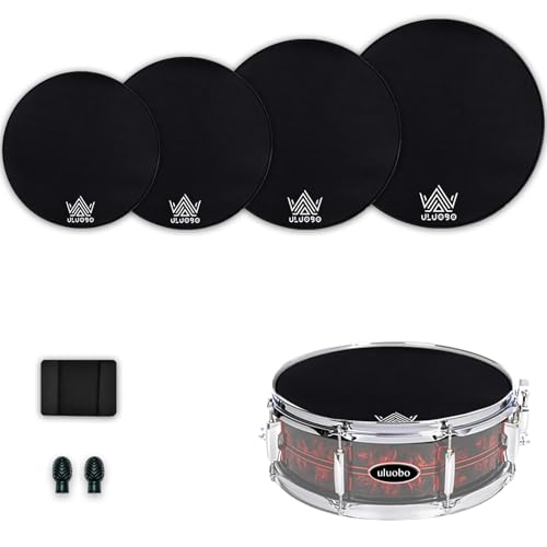 Drum Mute Pads Set with Snare and Tips