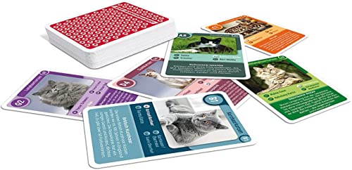 AssAltenburger 3-er Set Quartettspiele/Quartett Tierleben bestehend aus 1. Pferde - 2. Hunde - 3. Katzen