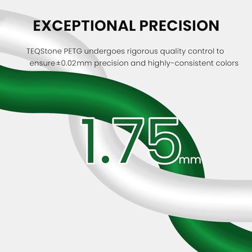 Image of PETG Filament 1.75mm Apple Green 1KG Spool, Consistent Diameter + /-0.02mm 3D Printer Filament Vacuum Packaging