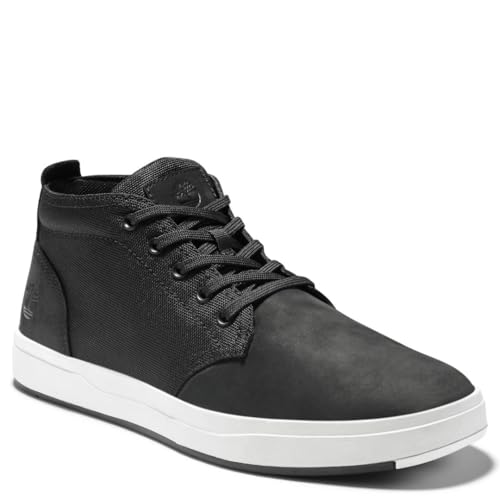 Timberland Men's Davis Square Chukka Shoes, Black, 13 Medium 5
