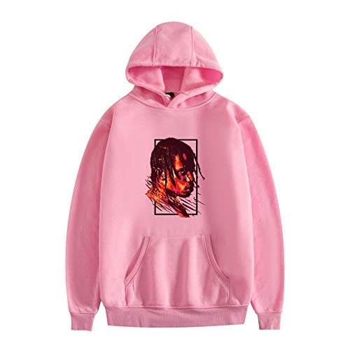 Moda Sudadera con Capucha Travis Scott Astroworld Impresión Sudadera Deportiva Manga Larga Moda Casual Sudaderas Unisex Carta Capucha-A_2XL