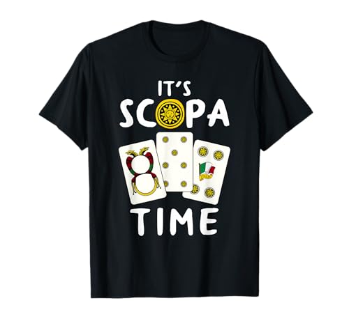 Scopa Jeu de cartes italien Scopa Joueur T-Shirt