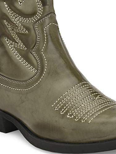 Image of Delize Men's Cowboy High Ankle Boots