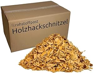 Rohstoffpost Nadelholz Hackschnitzel Mulch 100L