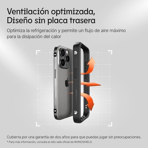 Kit de juego RhinoBuff para iPhone 16: funda con mandos y protector mate 2