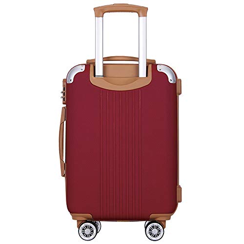 Mala Bordo De Viagem Rígida 20 Polegadas Com Rodas Duplas 360º - Padrão Anac 10 kg - Athena - Santin