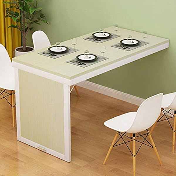 Wandgemonteerde klaptafel, converteerbaar bureau Multifunctioneel Computer Schrijven Dineren Thuiskantoor (1 90x40cm) (3 120x40cm)