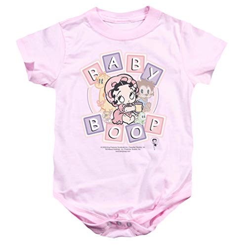 Image of Betty Boop Baby Romper Infant Creeper Baby Boop and Friends Pink