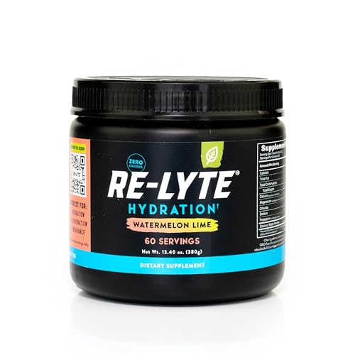 Image of REDMOND Re-Lyte Electrolyte Powder, No Added Sugar (Watermelon Lime) | No Added Sugar, Hydration