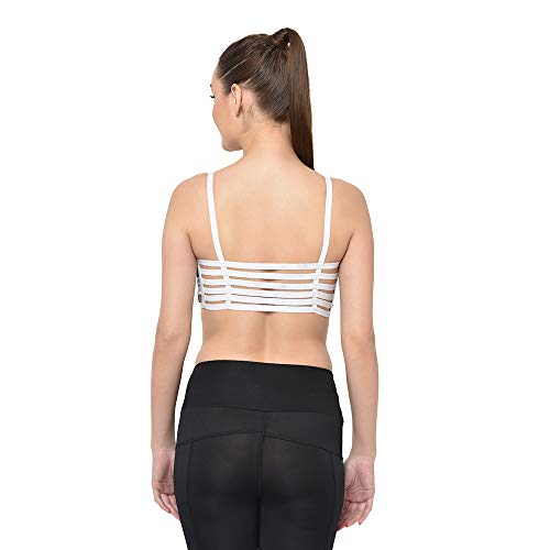 Image of Da Intimo Women's Synthetic Non-Wired Bra (DI-1256 WHITE-F20-L Camo White L)