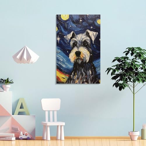 Poster Schnauzer 13 impression haute définition décoration d'intérieur - 4
