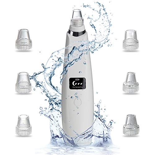 Blackhead Remover Pore Vacuum Electric Blackhead Vacuum LED Display Extractor Clean Tool Comedo Pore Extracotr Beauty Device USB Rechargeable with 6 Probes