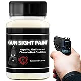 Tritium Gun Sight Paint, Glow in The Dark Paint Enhances Low-Light Target Acquisition for Pistols, Rifles & Shotguns, 20ml