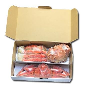Amazon.co.jp: 甲羅組 カニ かに 豪華 三大蟹セット (ずわい蟹