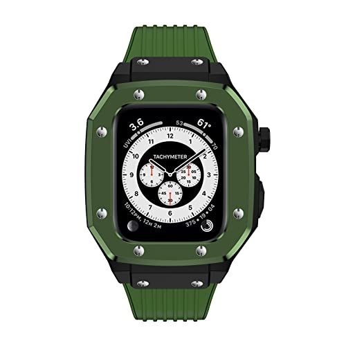 Bracelet de montre en caoutchouc anti-choc pour Apple Watch protégeant l'écran et le cadran
