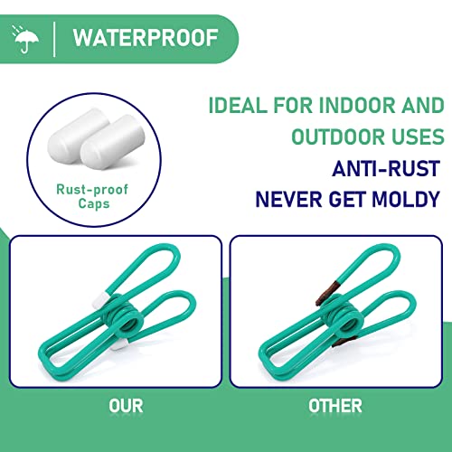 Chip-Clips-30-Pack-Clothes-Pins-Bag-Clips-Food-Clips-Paper-Clips-Bag-Clips-for-Food-Kitchen-Clips-2-Inch-Clothespins-for-Photo-and-Crafts-Metal-Clips-for-Indoor-and-Outdoor-Uses