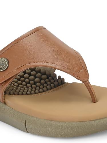 Image of egoss Lady Boss X Premium Genuine Leather Platform Sandals For Women-LCM-351
