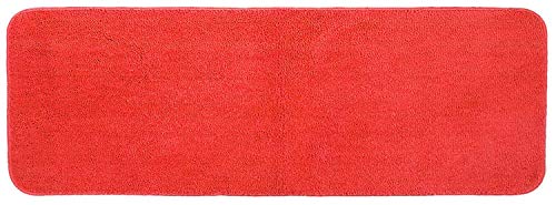 Image of SKIVE India Kitchen Mat and Runner with Anti Skid Backing,Colour Red Set of 2 (40x120(40 x 60) CM