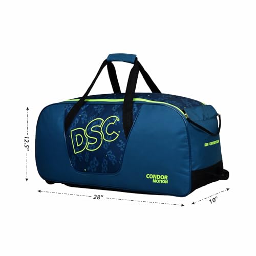Image of DSC Condor Motion Wheelie Polyester Cricket Kit Bag (Green)