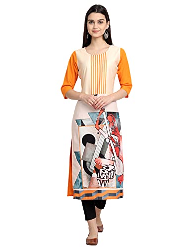 Image of Women's Crepe Regular Kurta