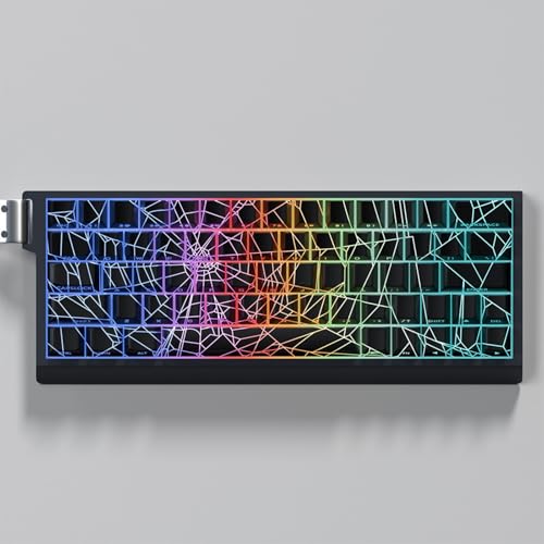 Touches clavier mécanique 60 61 63 64 65 rétroéclairées Customs Spiders Web 74 touches