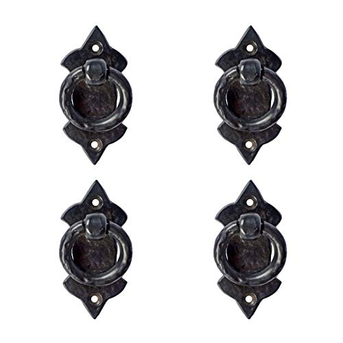 Adonai Hardware "Hadar Iron Drop Pull - Black Powdercoated (Supplied as 4 Pieces per Pack) (B07D7X3TM3) Amazon Price History, Amazon Price Tracker