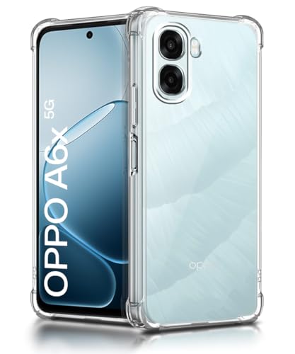 Image of WOW IMAGINE Clear Back Cover Case for Oppo K14x 5G | Oppo A6x | A6s 5G | Shockproof Soft TPU Case | Cushioned Edges for Ultimate Protection Back Cover Case - Transparent