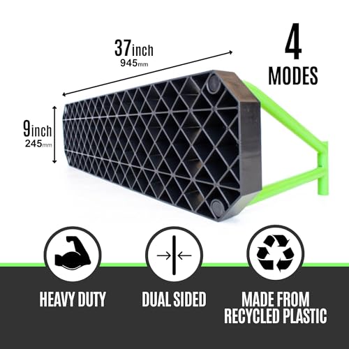 QUICKPLAY Replay Station Football Rebound Board - Portable Dual Surface Rebounder with Adjustable Angle - Football Training Equipment for Control and Passing, Shooting Practice – 95x25cm - 6