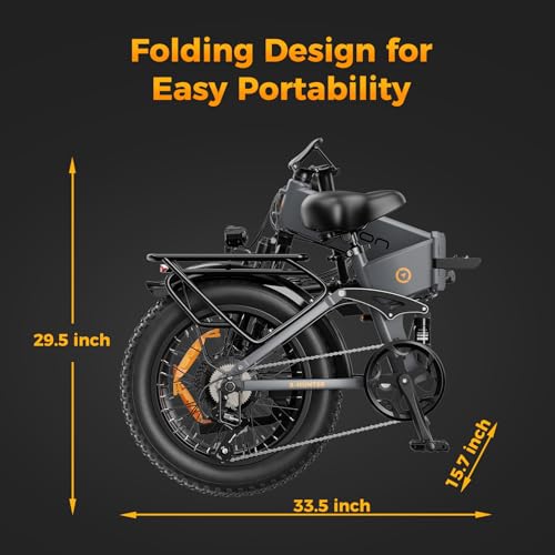 Image of Jasion X Hunter /PRO Electric Bike for Adults,1800W /1400W Peak 20''Fat Tire Foldable Ebike,Folding E Bike Up to 80 /70 Miles Range,720 /624WH Removable Battery,30 MPH E Bike,Certified by UL2849
