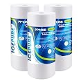 ICEPURE PP10BB 5 Microns 10" x 4.5" Whole House Sediment Water Filter Replacement Cartridge for Home, Compatible with RFC-BBSA, WFHD13001B, GXWH35F, GXWH30C, AP817, WHKF-GD25BB, 3 PACK