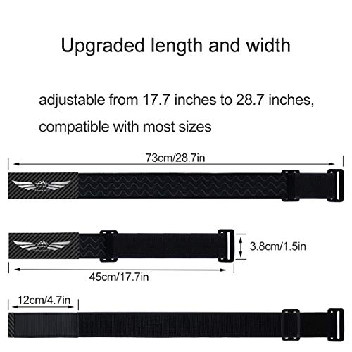 NICEDACK Bike Wheel Straps for Rack, Bilateral Adjustable Bicycle Rack Strap, MTB Wheel Stabilizer Straps Keep The Bicycle Wheel from Swing Collision, Lengthen 28.7″ 2 Pack.