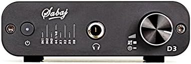 Sabaj D3 Audio DAC and Headphone Amplifier Audio Digital to Analog Converters with 32bit/384kHz USB Optical Coaxial Input
