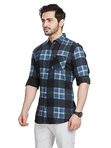 Image of BE ACTIVE Cotton Casual Checks Shirts for Men|| Casual Shirts for Men|| Mens Casual Shirts Full Sleeve