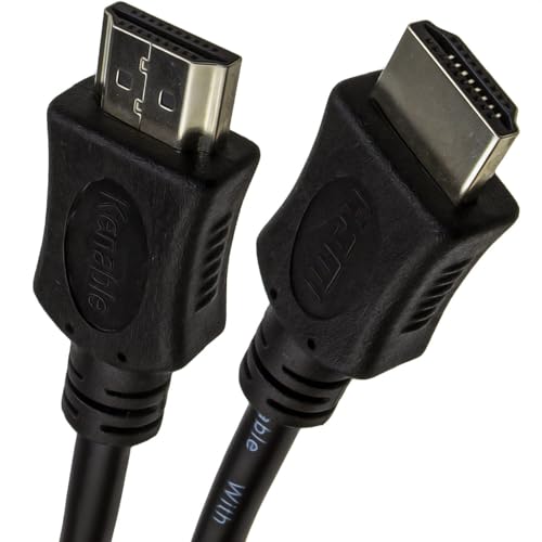 kenable HDMI Cable Alto Velocidad 1080p HD TV Seleccionados Cable 0,5 m 50 cm [0.5 metros/0,5m]