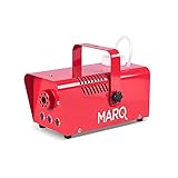MARQ Fog 400 LED red Fog 400 LED | 400W Water-Based Special Effects Fog Machine with Red-Color LED Lights (Red)