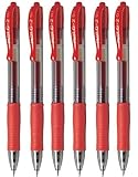 Pilot G2 07 Red Fine Retractable Gel Ink Pen Rollerball 0.7mm Nib Tip 0.39mm Line Width Refillable...