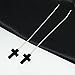 GemInspire Natural Black Onyx Cross Threader Earring, Handmade Threader Earrings For Women, Birthday Gift For Her (Black Onyx Cross)