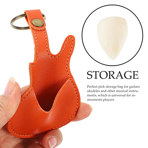 Vaguelly Porte-Médiator De Guitare en Cuir Rustique avec Porte-Clés De Médiator en De Guitare De Transport De Médiator… - Les Beatles, Paul McCartney, John Lennon, RIngo Starr, George Harrison Vaguelly Porte-Médiator De Guitare en Cuir Rustique avec Porte-Clés De Médiator en De Guitare De Transport De Médiator… – Image 7