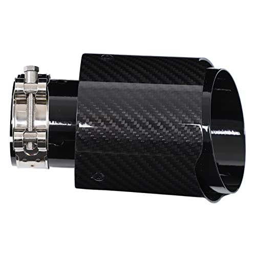 Tubo De Escape De Coche 101mm, Sistema De Escape De Fibra De Carbono, Tubo Final, Excelente Rendimiento, Diseño Elegante, Fácil Instalación, Acero Inoxidable, Para Vehículos De Posventa