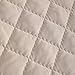 NTBAY Down Alternative Toddler Comforter, Lightweight and Warm Solid Color Baby Crib Quilted Blanket, 39x47 inches, Taupe