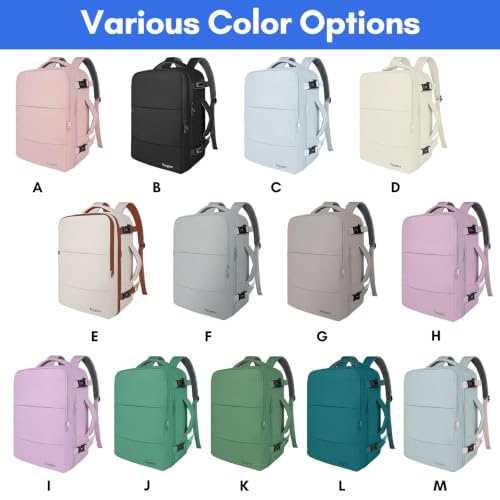 Image of Taygeer Backpack for Women, Carry on Backpack with Laptop Compartment | Travel Laptop Mochila Carry On Luggage with Shoe Pouch, Airline Approved Personal Item Bag For Weekender Hiking, Black Khaki