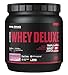 Body Attack Extreme Whey Deluxe Poudre de protéines avec acides aminés, complexe triple Whey-Isolate, CFM Whey parfaitement soluble, faible en graisse, faible en sucre, fabriqué en Allemagne, crème à la fraise 500 g
