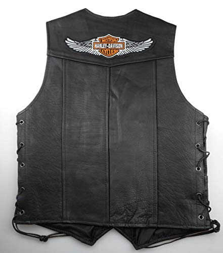 GZM Patch replica Harley Davidson Alado 25 x 8 cm met thermische sticker voor jassen, vesten, bikers - Afbeelding 4