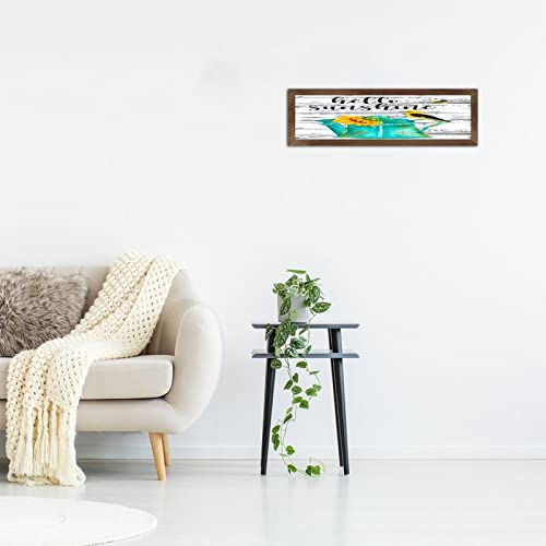 Plaque bois tournesol déco rustique murale pour bureau