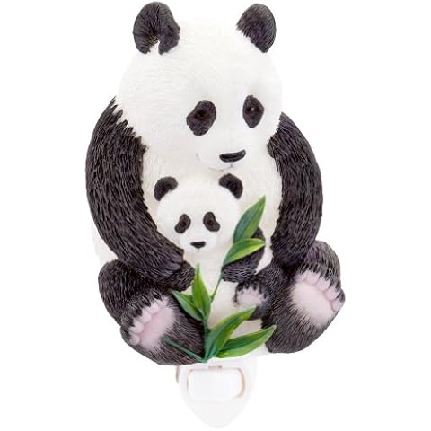 Ibis Orchid Design Panda Bear Mother and Cub Night Light Cover