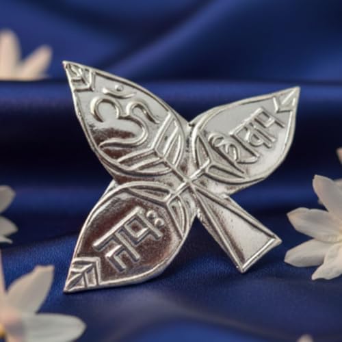 Image of Silver Deity Ornament, Decorative Metal Religious Figurine