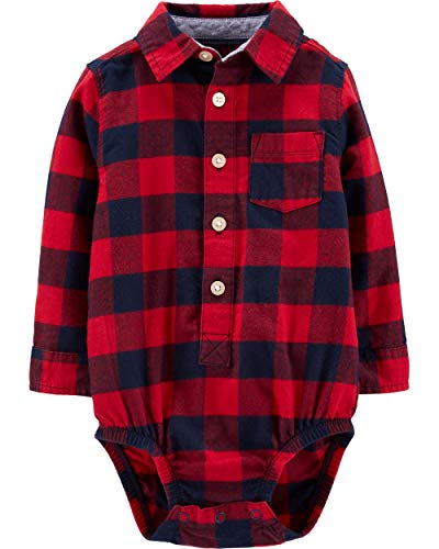 Image of OshKosh B'Gosh baby-boys Buttonfront Bodysuit(shirt)